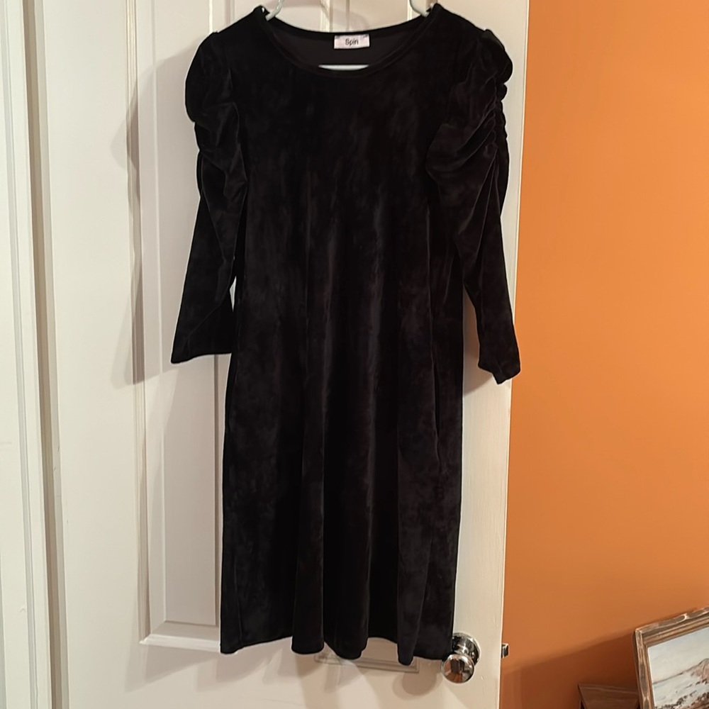 Black Velvet Dress